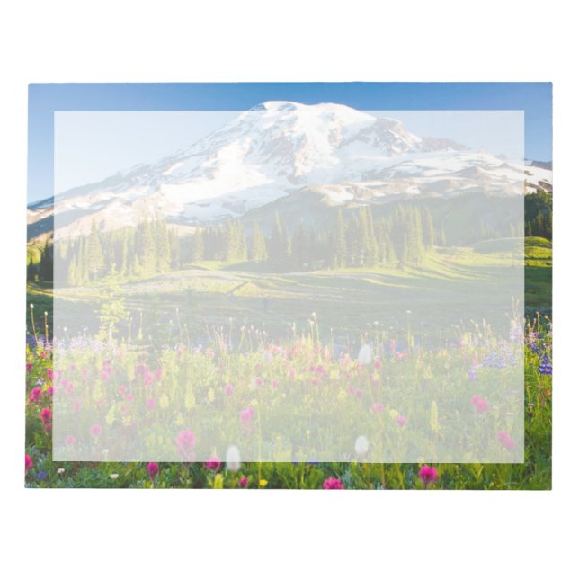 Bloco De Notas Flores | Mt. Rainier Wildflower (Frente)