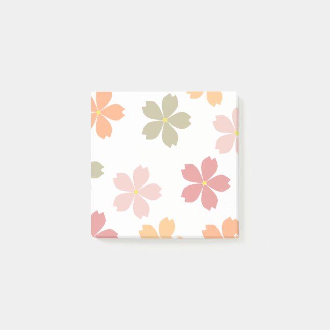 Bloco De Notas Flores multicolores (Frente)