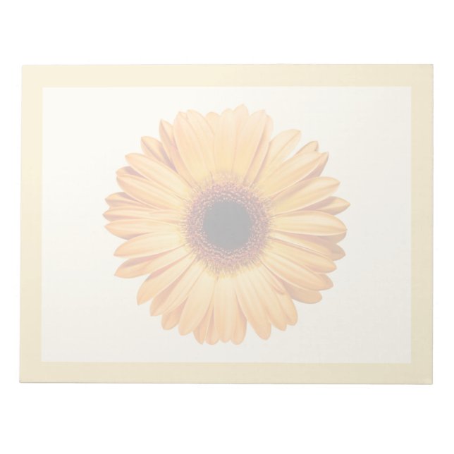 Bloco De Notas Flores | Orange Gerbera (Frente)