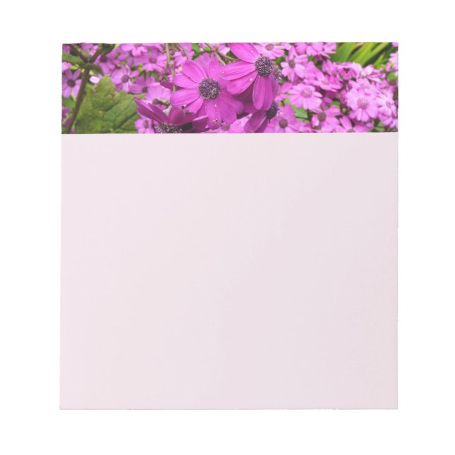 Bloco De Notas Flores Roxas de São Francisco (Frente)
