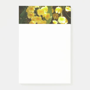 Bloco De Notas Flores Tropicais das Orquídeas Amarelas
