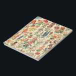 Bloco De Notas Flores Vintage por Adolphe Millot<br><div class="desc">Flores Vintage de Adolphe Millot. Visite minha loja para obter um design mais interessante e mais opções de cores => zazzle.com/colorfulworld*</div>