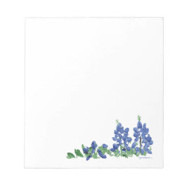 Bloco De Notas Flores Wild Bluebonnet, Flores do Texas