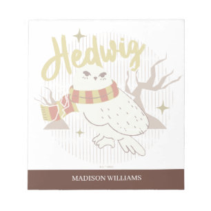 Bloco De Notas Floresta Caprichosa Desenho de Hedwig