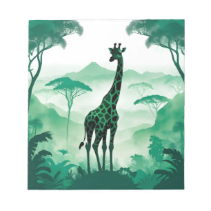 Bloco De Notas Floresta Natural de Giraffe