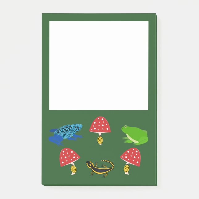 Bloco De Notas Floresta Venenosa de Halloween (Frente)