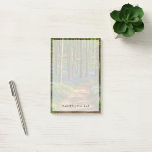 Bloco De Notas Florestas   Floresta Bluebell na Bélgica
