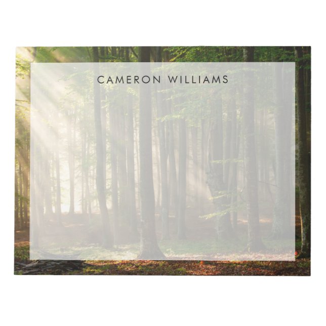 Bloco De Notas Florestas | Florestas do outono (Frente)