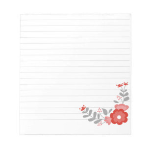 Bloco De Notas Flórida simples