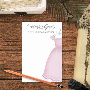 Bloco De Notas Flower Girl Cute Vintage Personalizada