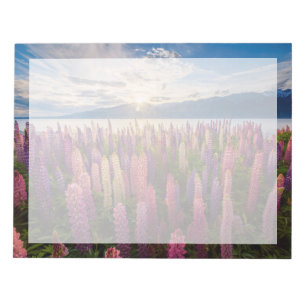 Bloco De Notas Flowers Lupines New Zealand