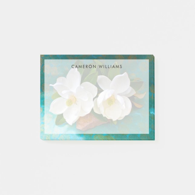 Bloco De Notas Flowers | Magnolia Flower (Frente)