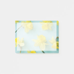Bloco De Notas Flowers Yellow Daffodils