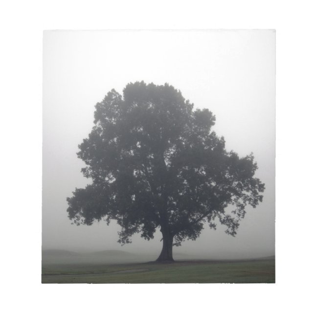 Bloco De Notas Foggy Tree (Frente)
