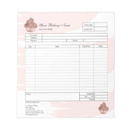 Bloco De Notas Folha de Cupcake de Produtos de Folha Formulário d