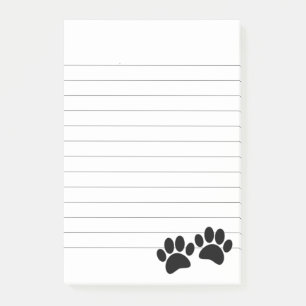 Bloco De Notas Folha de desenho em preto, pinças de papoila linha