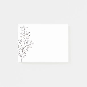 Bloco De Notas Folha de desenho minimalista