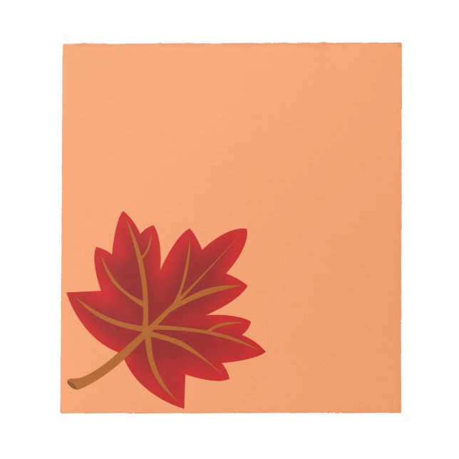 Bloco De Notas Folha de Mapeamento Vermelho (Frente)