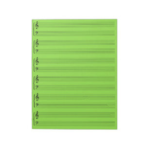 Bloco De Notas Folha de verdes limões