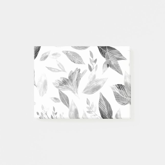 Bloco De Notas Folhas caídas aquarela 8 (Frente)