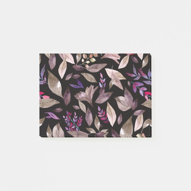 Bloco De Notas Folhas de água caída (Frente)