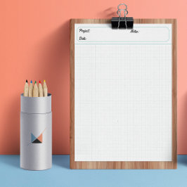 Bloco De Notas Folhas de Gráfico de Engenharia Papel para Grade 6