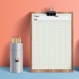 Bloco De Notas Folhas de Gráficos de Engenharia em Papel de Grade