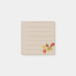 Bloco De Notas Folhas de Outono