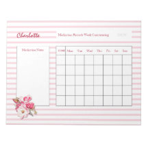 Folhas de Registro de Medicamentos Personalizadas