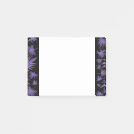 Bloco De Notas Folhas de vinha de canário roxo