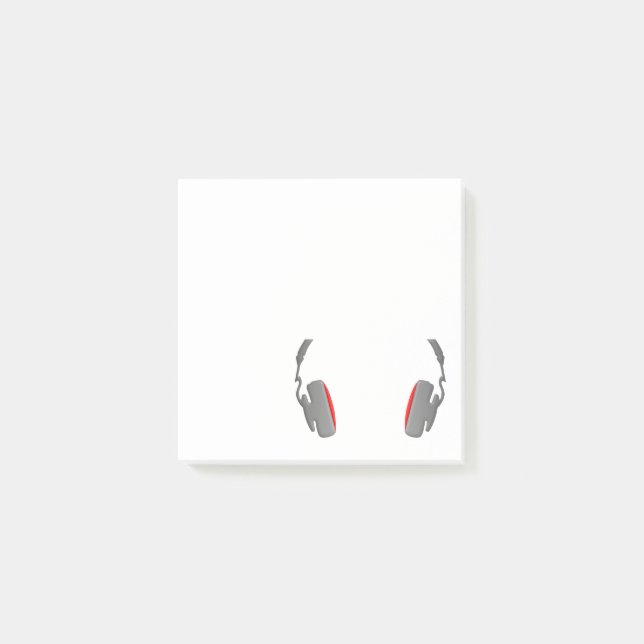 Bloco De Notas Fones de ouvido Legal Simplesmente e Clássicos (Frente)