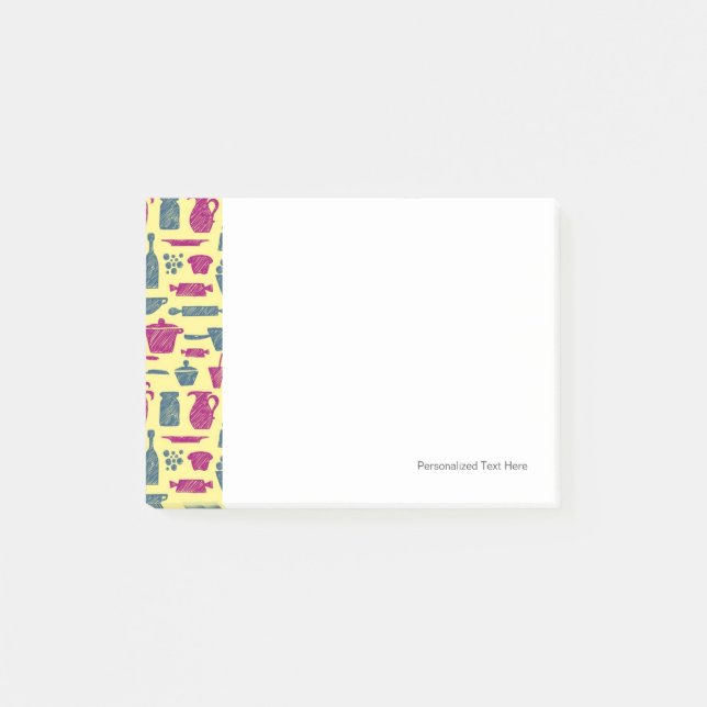 Bloco De Notas Fontes da cozinha (Frente)