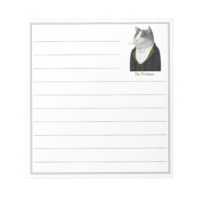 Bloco de Notas FOOTMAN CAT 5.5x6 + Linhas (Frente)