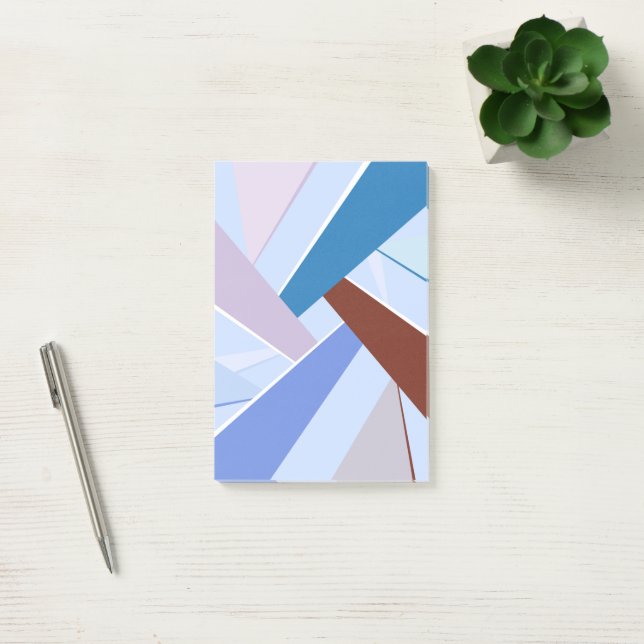 Bloco De Notas Forma Geométrica Abstrata 3 (Escritótio)
