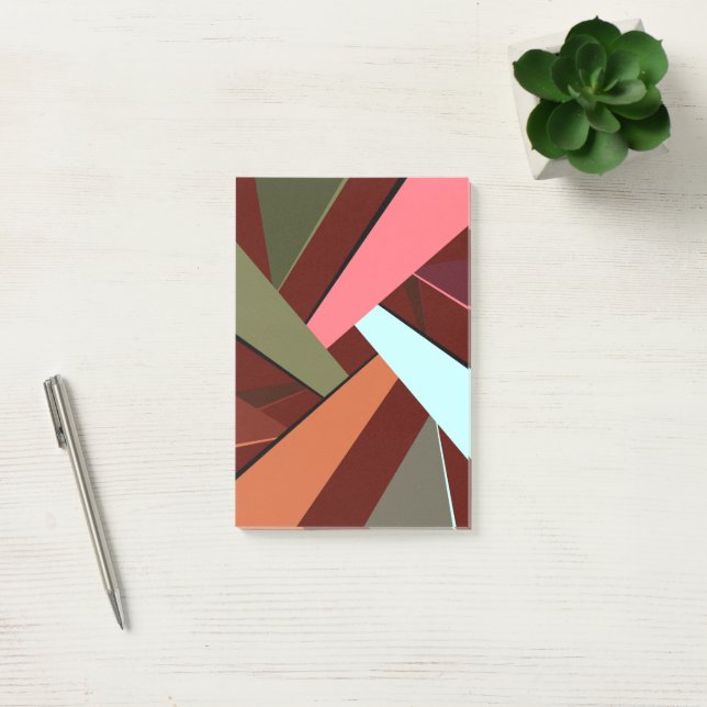 Bloco De Notas Forma Geométrica Abstrata 7 (Escritótio)