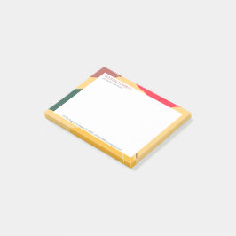 Bloco De Notas Formas orgânicas abstrato coloridas