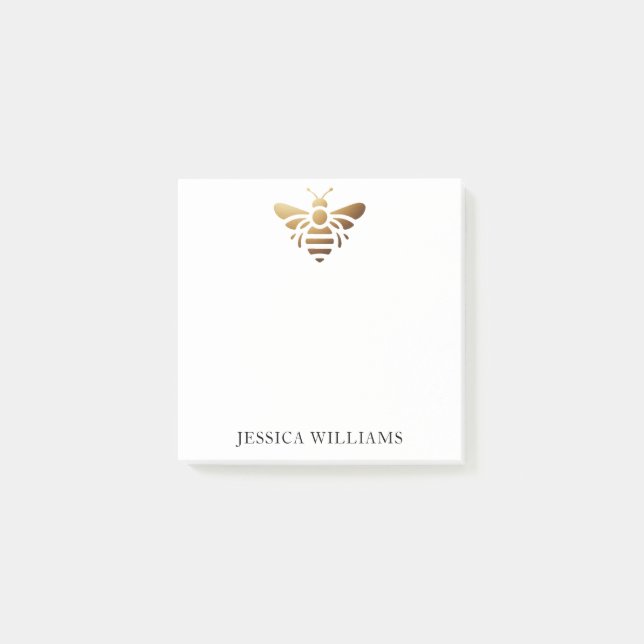 Bloco De Notas Formiga Dourada Nome Personalizado (Frente)