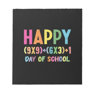 Bloco De Notas Fórmula Matemática 100 Dias De Professora Engraçad