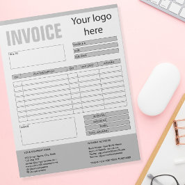 Bloco De Notas Formulário de fatura Cotação comercial Adicionar l