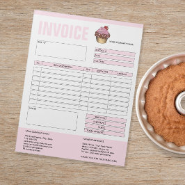 Bloco De Notas Formulário de Fatura Cotação Comercial Doces de bo