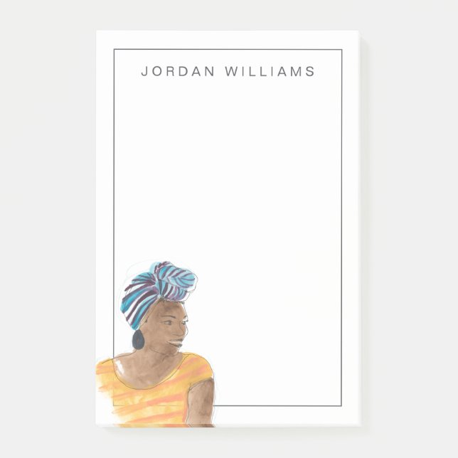 Bloco De Notas Forte e Bonita (Frente)