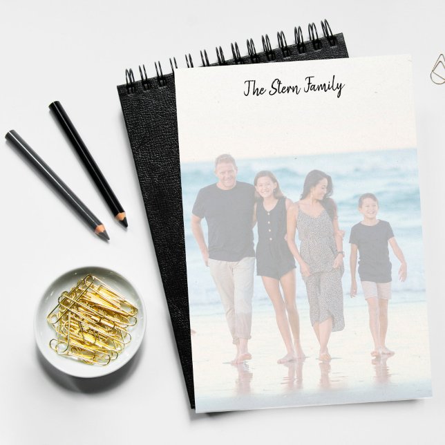 Bloco De Notas Foto da Família de Cheios do Custom Notes (Criador carregado)