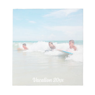 Bloco De Notas Foto da família de script moderno