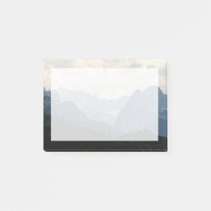 Bloco De Notas Foto da Natureza das Montanhas Alpinas Cênicas