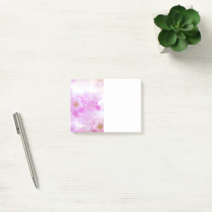 Bloco De Notas Foto das flores de cerejeira rosa