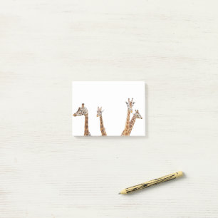 Bloco De Notas Foto divertida de Girafa - Sentada de Quatro Giraf
