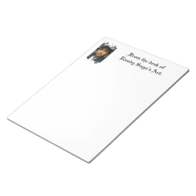 Bloco De Notas Foto Letterhead (Inclinado)