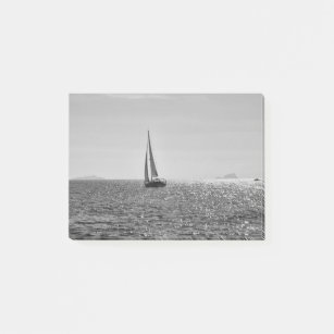 Bloco De Notas Foto moderna legal do veleiro no verão