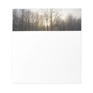 Bloco De Notas Fotografia do nascer do sol de inverno manhã