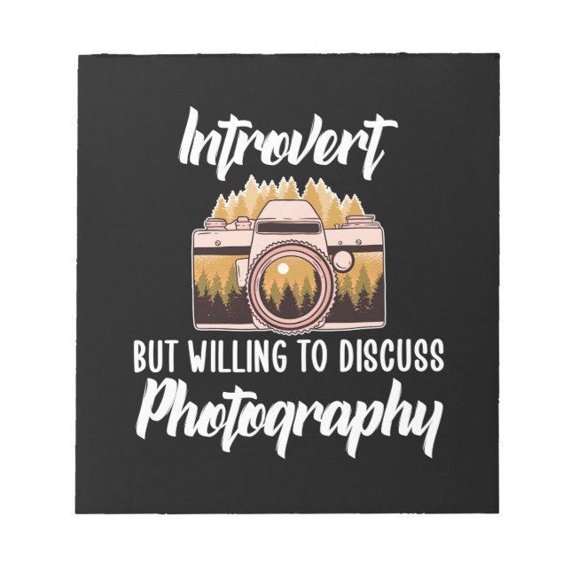 Bloco De Notas Fotografia Introduzida (Frente)
